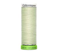 Gutermann 723860 818 cucire tutto 100% poliestere riciclato filo 100 m, verde patina chiaro, taglia unica