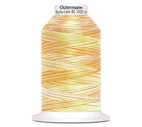 Gutermann Bulky-Lock 80 multicolore, Poliestere, Giallo, 1000m