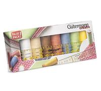 Gutermann Creativ Filo 100% cotone - Set di 8 bobine da 100 mt + righello universale Omnigrid 3 x 15 cm, colori assortiti