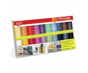 Gutermann Decorativo Punto Filo Set - 20 X 70m Spolette - Multicolore 702165 \ 1