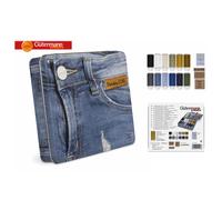 Gutermann Denim Teglia Filo Set 100m X 12 Spolette Più Etichette, Aghi 799782