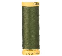 Gutermann - Filo di Cotone Naturale, 110 m, Colore: Verde Foresta