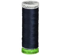Gutermann - Filo di Poliestere Riciclato, 100,6 m, Midnight