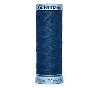 Gutermann - Filo di seta, 100 m, colore: Blu marino