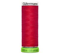 Gutermann - Filo in poliestere riciclato, 110 m, colore: Scarlatto