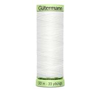 Gutermann - Filo resistente per punto alto, 33 m, colore: bianco
