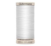 GUTERMANN Hand quilting cerato filo per cucire 200 m bianco 5709 - per bobina