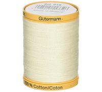 Gutermann Natural Cotton C NE 77, White, 800m/875yd, 800 unità