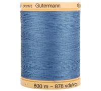 Gutermann Natural Cotton C NE 82, Blu, 800m/875yd, 800 unità