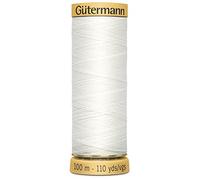 Gutermann Natural Cotton Thread 110yd-Nu White