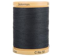 Gutermann Natural Cotton Thread Solids 876yd-Iron Grey 800C-5902