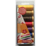 Gutermann Cotone 50 Fili Set, Multicolore, 7 x 100 m