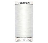 Gutermann, Sew-all - Filo da Cucito in Poliestere da 500 m; Colore: Bianco