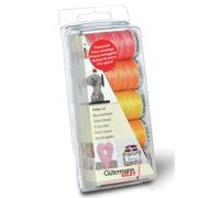 Gutermann Sulky Cotone Filo Set Cotone 12 O Cotone 30 Rosso Giallo Rosa Viola