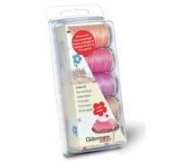 Gutermann Sulky Cotone Filo Set Cotone 12 O Cotone 30 Rosso Giallo Rosa Viola