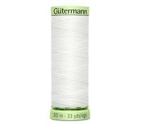GUTERMANN top Stitch Button Twist forte filo da cucito bianco 800 - 30 m per bobina