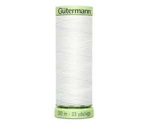 GUTERMANN top Stitch Button Twist forte filo da cucito bianco 800 - 30 m per bobina