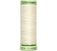 Gutermann Topstitch Filettatura, 30 Metri, Avorio (0001)