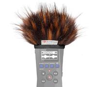 Gutmann Parabrezza in pelliccia per microfono ZOOM H1essential Premium Edition FIRE con fodera interna | Made in Germany