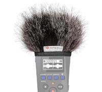 Gutmann Parabrezza in pelliccia per microfono ZOOM H1essential Premium Edition MERCURY con fodera interna | Made in Germany