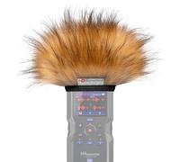 Gutmann Parabrezza in pelliccia per microfono ZOOM H4essential Premium Edition FOX con fodera interna | Made in Germany