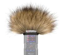 Gutmann Parabrezza in pelliccia per microfono Zoom H4essential Premium Edition Wolf, con rivestimento interno, prodotto in Germania