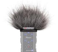 Gutmann Parabrezza in pelliccia per microfono ZOOM H6essential Premium Edition grigio con fodera interna | Made in Germany