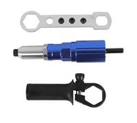Gutol Adattatore per mandrino per trapano a batteria con dado a strappo per rivetti elettrici, rivettatrice, inserto per rivettatrice, kit adattatore per rivettatrice, utensile manuale,