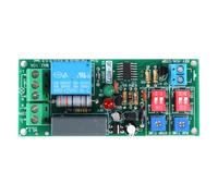Gutol Modulo relè temporizzato con ritardo AC100V-250V Modulo timer a ciclo infinito con tempi regolabili On/Off RD72-A