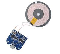 Gutol Modulo trasmettitore standard di ricarica wireless Qi 5V 1A PCBA con bobina per kit di ricarica fai da te per telefoni cellulari