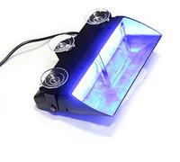 GutReise Blu 16W 16LED Auto Camion Emergenza Strobe Flash Polizia Spia Cena Luminosa (Blu)