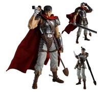 Guts Figura - 16 cm Super Action Statua Anime, posizione di combattimento, articolazioni mobili, modello di personaggio con accessori, decorazione da tavolo, da collezione