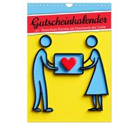 Gutscheinkalender - Gutschein Karten als Geschenk der Liebe (Wandkalender 2027 D