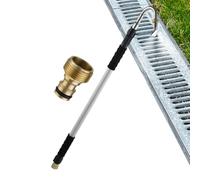 Gutter Cleaning Pole Telescopic Ladder-Free Ground Eave Washing Eand