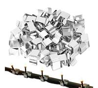 Gutter Clips - String Light Clips | Light Clips | 50 pz Multifunctional Outside Light Hangers, Outdoor Lights, Easy Installation Light Clips, Tree, Gutters, Yard, Eaves Light Clips For Outdoor