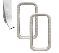 Gutter Downspout Guard 2 Pieces Rain Pipe Sleeve Downspout Guard