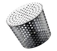 Gutter Downspout Guard for Outdoor Drainage, Stainless Steel Downspout Strainer Mesh, Leaf and Debris Stopper for Roof Gutters, Drain Cover Cleaning Tool for Home Shed Garden Rainwater System