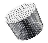 Gutter Drain Guard - Stainless Steel Downspout Screen, Leaf Blocker, Metal Gutter Debris Prevention Shield System, Heavy Duty Roof Drainage Leaf Filter Screen Assembly with Home Garden Water Control