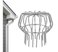 Gutter Filter, Drain Grate Cover, Leaf Screen Guard, 4.33x4.13 Inches, Ideal for Garage Floors, Basements, Yards, Rvs, Showers, Pools and Outdoor Overflow Systems