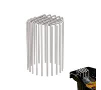 Gutter Guard - Adjustable Anti Debris Filter, Stainless Steel Roof Drain Vent Screen, Animal Guard Strainer, Leaves Clogging Protection, Outdoor Water Flow Cover | For Garden Yard Patio Driveway Lawn