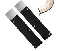 Gutter Noise Reducer - Downspout Silencer, Adjustable Tool | Metal Backing Plate Sound Dampener, Rainwater Flow Reduction Device for Quiet Outdoor Home Use and Effective Roof Drainage System