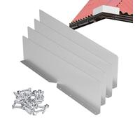 Gutter Overflow Guard - Roof Rain Diverter Plate, forte materiale resistente all'acqua, efficiente controllo 'acqua flusso, protezione con estensione Downspout per le roofs