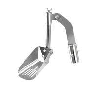 Gutter Scoop Cleaning, Wedge Gutters Tool, Stainless Steel Telescopic Shovel, Lightweight Long Reach, Garden Cleaning for Townhouses, Villas, Removes Leaves Debris, House, 3.15x4.72 Inches