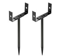 Gutter Support Brackets, Downspout Extension Holders, 2x4 Inches Adjustable Rust-Proof Stands, Heavy-Duty Weather-Resistant Design for Yard Drainage, Decks, Patios, Flood