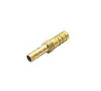 GUTUYEHKEA 1PC 4mm 5mm 6mm 8mm 10mm 12mm 14mm 16mm 18mm 20mm 2 Vie Dritto Portagomma in Ottone Raccordo Riduttore Accoppiatore Connettore(8-6mm)