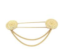 GUTUYEHKEA Gioielli Unisex alla Moda for Uomo e Donna, con Nappina a Catena, Grandi Spille, Spilla da Bavero Grande, Clip for Colletto della Camicia