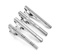 GUTUYEHKEA Set di fermacravatta a Strisce argentate Gli Uomini Stanno montando Una Scatola Nera con