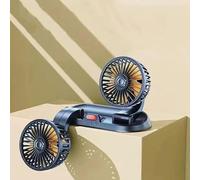 GUTYE Auto Ventilatore per Citroen AMI Electric 2020-2023, 360° Ruotabile Ventola Portatile Ventilatore da Tavolo USB Silenzioso Ventilatori Aria di Raffreddamento Auto Accessori,12V-B