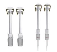 Gutzzeit Arsenic Tester - Apparecchio di rilevamento dell'arsenico in vetro, flacone generatore di arsina da 100/150 ml, analisi precisa dell'arsenico(Nipple)