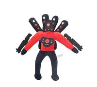 GUUIESMU Titan Drillman Plush,Upgraded Titan Speakman Plush,Titan Clockman Plush, New Upgraded Titan Cameraman Plush,Upgraded Titan TV Man Plush for Fans Kids Halloween Christmas Birthday Gift (A)
